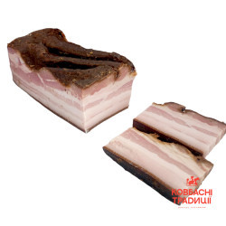 "Грудинка з бочки в/г (Фас) 0,4 кг мд ТМ Ковбасні традиції