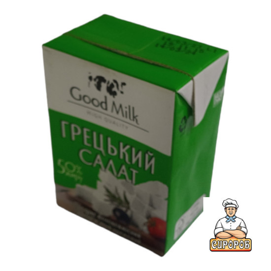 Продукт м'який  кремовий "Грецький салат" 50% 200г Tetra Pak Good Milk / 18 шт кфс ТМ "Вись" Регал