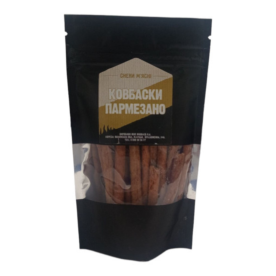 Снеки м'ясні ковбаски Пармезано 70 г