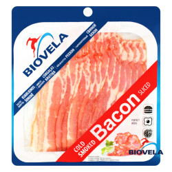 Бекон сирокопчений 500гр ТМ Biovela