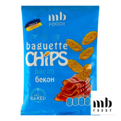"Сухарики Baguette зі смаком бекону 55 г/9 шт TM MB Foody