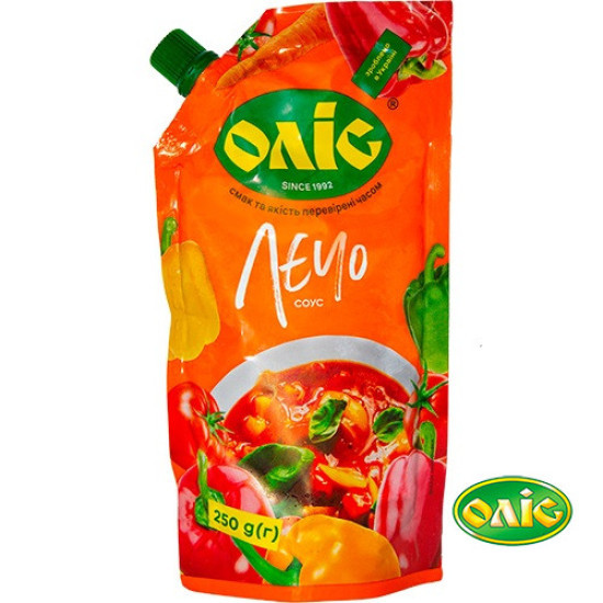Соус "Лечо" д/п 250 г / 20 шт Оліс