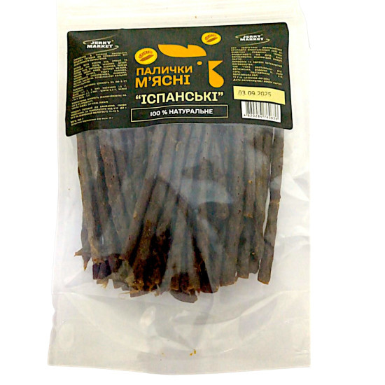 Мясна палочка Іспанська 100 гр ТМ JERKY MARKET