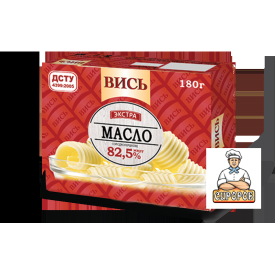 "Масло Екстра 82.5% ТМ Вись 180г / 20 шт Регал