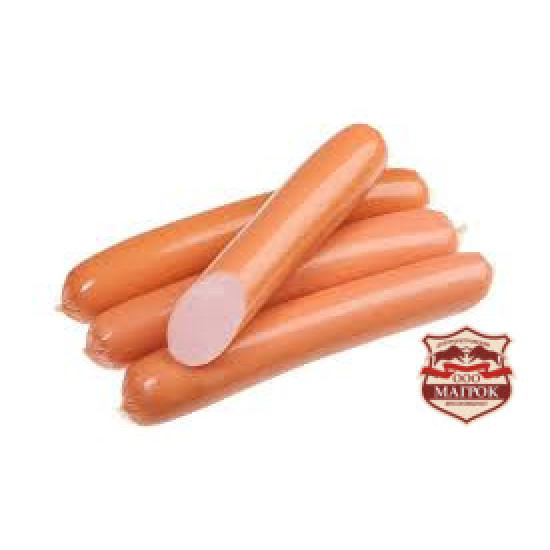 Сосиски хот-дог 1с (17 см) (Газ-1,1)ТМ "Магрок "