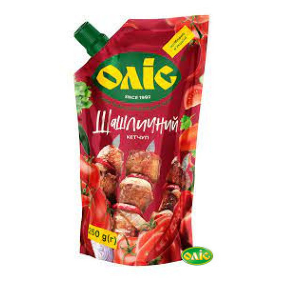 Кетчуп "Шашличний" д/п 250г / 20 шт тг Оліс