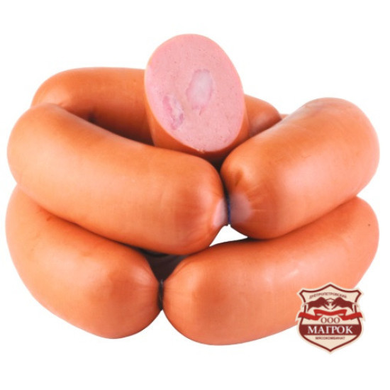 Сардельки Люкс в/с (Газ 1,0 кг) ТМ "Магрок "