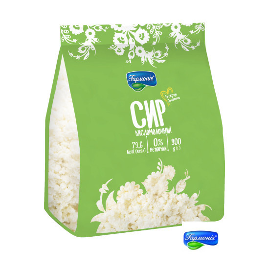 Сир к/м  н/ж Пакет 0,3 кг 21 доба, шт (НОВИНКА)