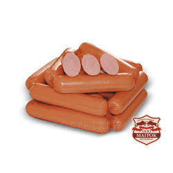 Сосиски Прикопчені зі Скоринкою1с (Газ-1,1 кг)  ТМ Магрок