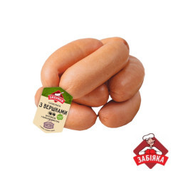 "Сардельки З вершками в/с (газ 0.4 кг) ТМ "Забіяка"