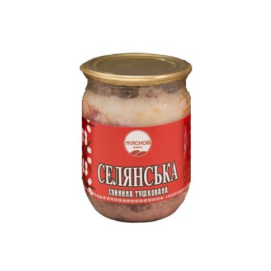 Свинина тушкована жб ТМ "Мяснов покачі" Тушонка