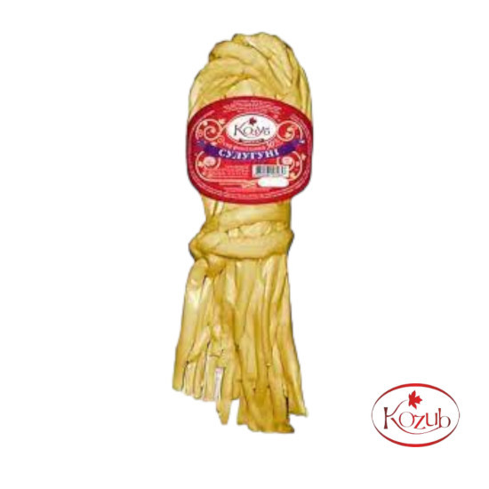 Сир розсільний "Сулугуні" 30 % копчений коса (вакуум 0,13 кг) кфс ТМ Козуб Регал
