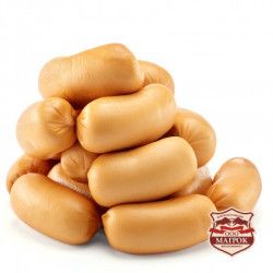 Сардельки Свинячі 1с (н/о) Газ-1,1 кг) ТМ Ковбасна майстерня