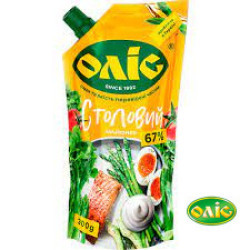 Майонез "Столовий" 67% дой-пак  300 г / 30 шт Оліс