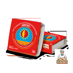 Сир плавлений  пастопод. Янтар пс ТМ Вись160 гр ван / 18 шт Регал