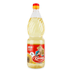 Олія соняшникова рафінована дезодорована виморожена 1 л. (920 г) / 15шт ТМ "Краще"