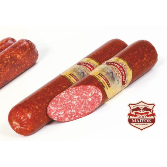 Салямi Єгерська в/с нк (Вак 1/2) ТМ "Магрок"