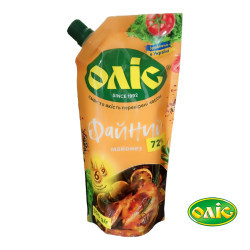 Майонез "Файний" 72% дой-пак 300 г / 30 шт Оліс