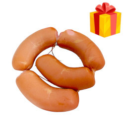 ПОДАРУНОК Сардельки М'ясні вар. 1/г газ 0,45 кг ХМР (4+1)