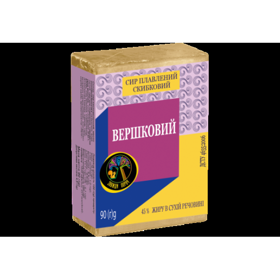 Сир плавленний скиб. "Вершковий" 45% 75 г / 30 шт пс ТМ Поляна смаку