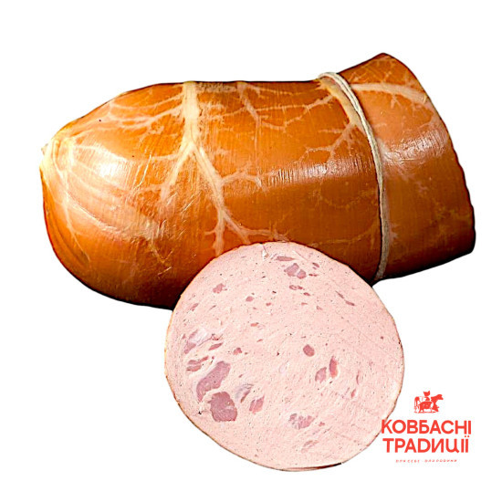 Русанівська варена в/г 1,0 кг мд ТМ Ковбасні традиції