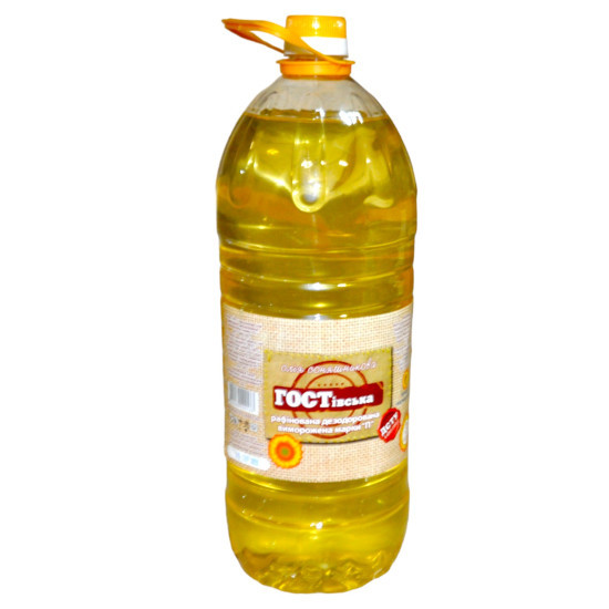 Олія соняшникова "ГОСТівська" (3 л / 4 шт) РАФ