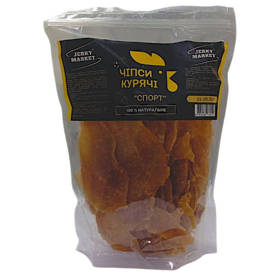 "Чіпси курячі Спорт ZIP-пакет ТМ JERKY MARKET  0,5кг / 3кг