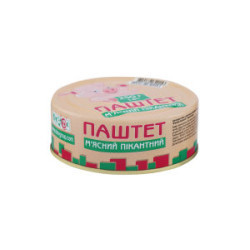 Консерва м'ясна паштет м'ясний "Пікантний" 250г ТМ "П'ятачок"