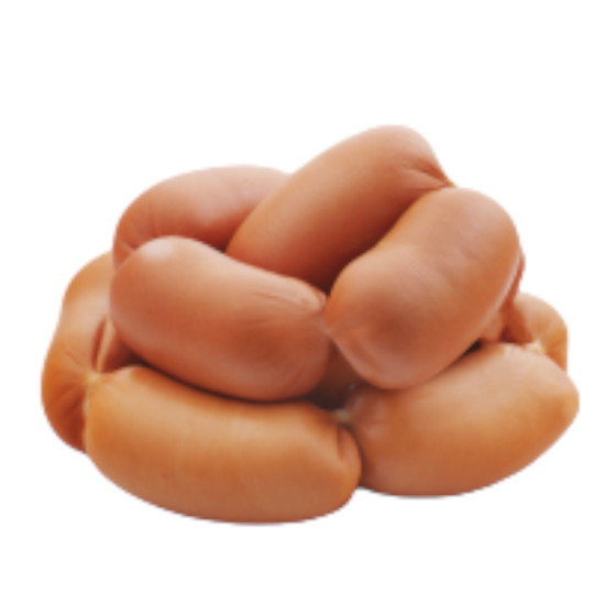 Сосиски Дитячі вар. в/с (черева) (Газ) 0,5 кг ТМ Роганський